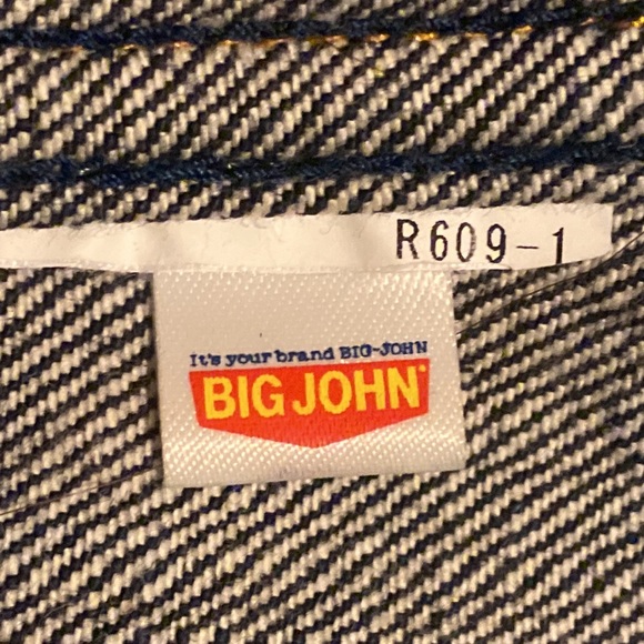 Big John Rare Jean Jacket R601-9 -EUC Size M/L - Picture 2 of 15